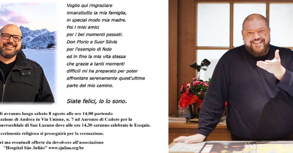 Andrea De Filippo, 51 anni, dona i propri organi e lascia un messaggio commovente sui social: “Il mio ultimo desiderio si è realizzato”