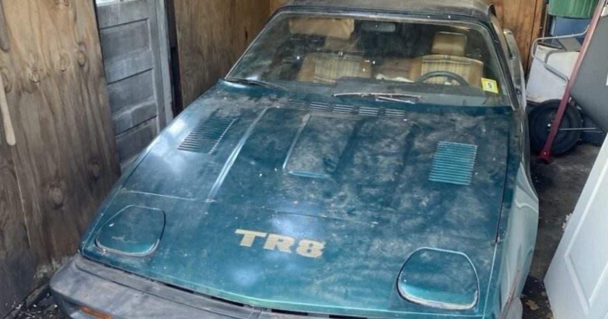 Una Triumph TR8 di 36 anni di dormienza ritorna in vendita in New Jersey