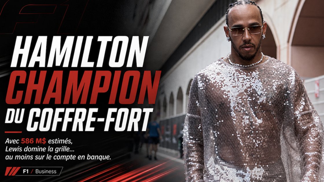 Lewis Hamilton primo in F1 per patrimonio, ma le cifre restano stimate
