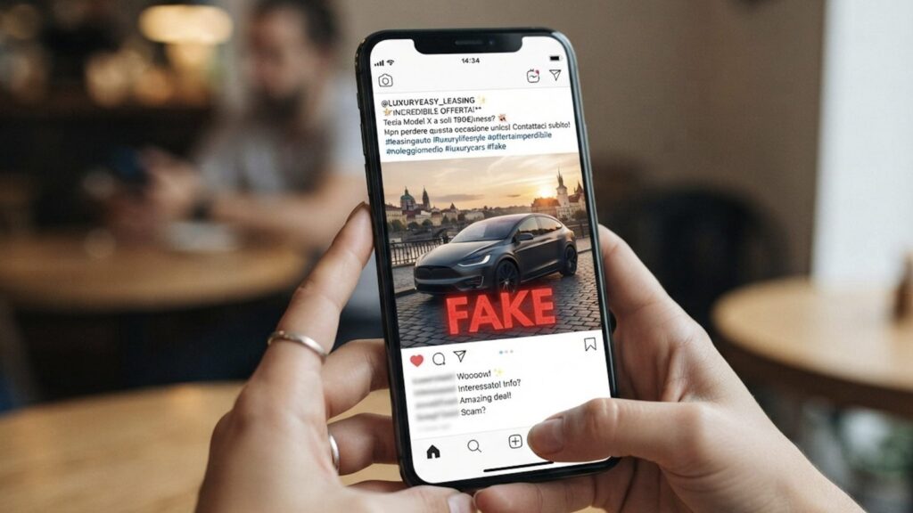 Noleggio sociale auto a 100 euro al mese: attenzione alle truffe online