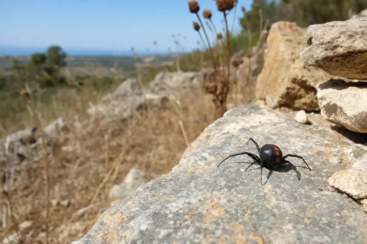 La vedova nera mediterranea, il ragno più pericoloso in Italia e dove si trova