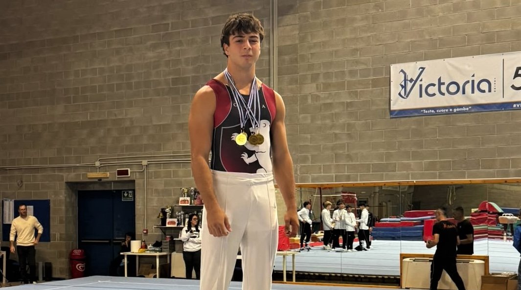 Ginnastica, Ruben Vitulli vince tre titoli. Amely Sordi esordisce in Serie A2