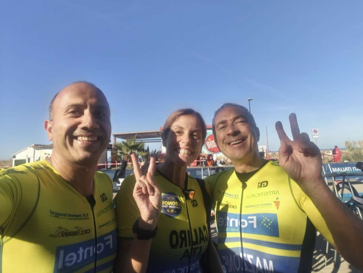 Kronos Triathlon Team in mostra al Lake Varano 113: Dina Caliro e una serie di podi